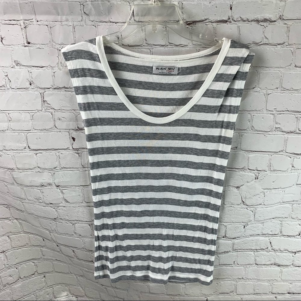 Michael Stars Original Stripped Tank Top - Picture 2 of 5